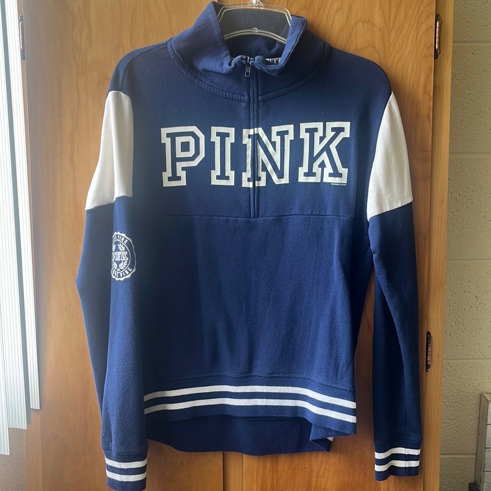 PINK Quarter Zip Sweater